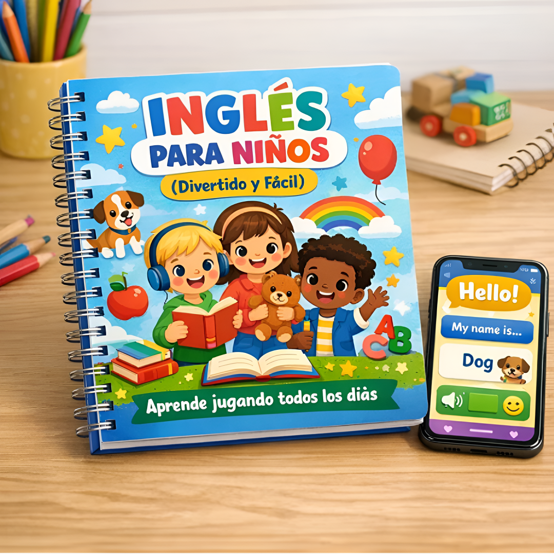 Guía de Inglés para Niños + 3 Regalos