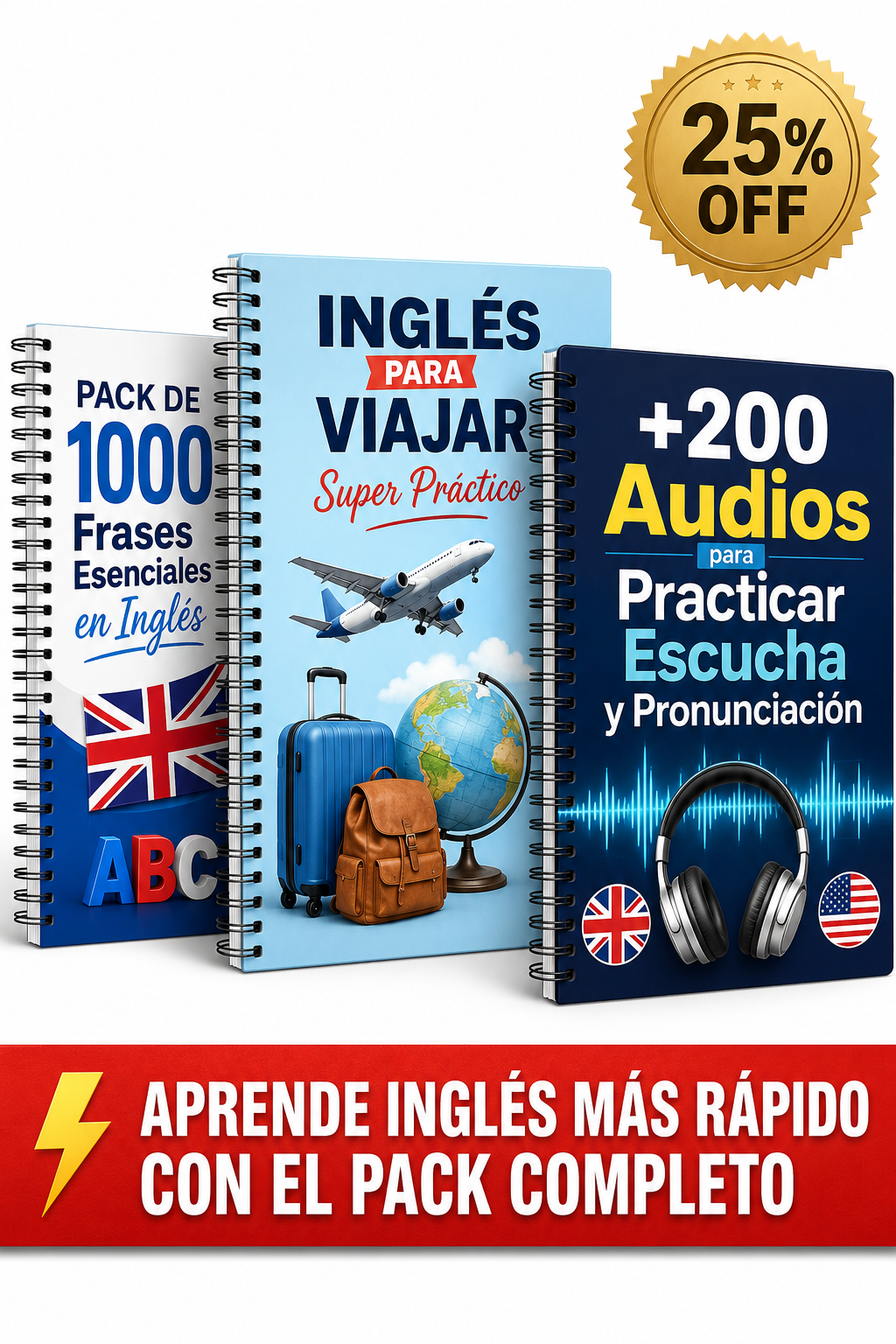 Aprende Inglés más Rápido + Pack Completo